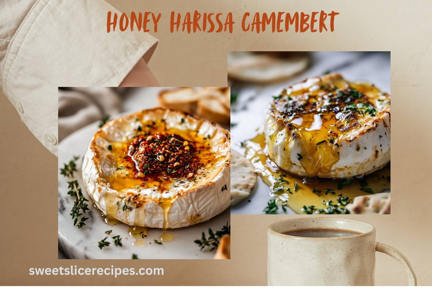 honey harissa camembert