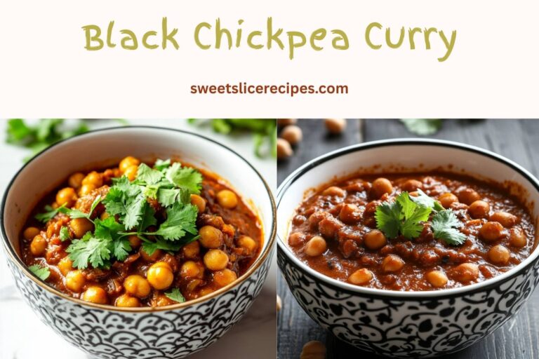 black chickpea curry