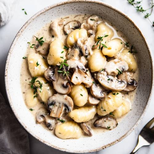 Creamy Chicken Mushroom Gnocchi: A Comforting Delight