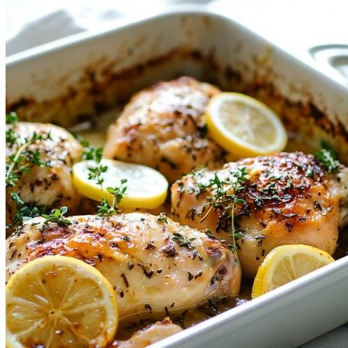 Garlic Lemon Herb Chicken Thighs: A Quick & Flavorful Delight!