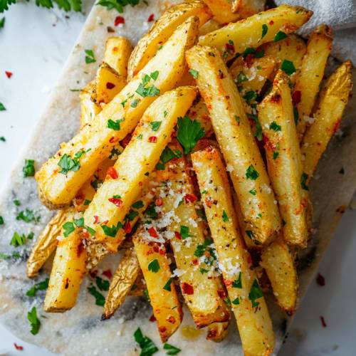 Chilli Crispy Garlic Parmesan Fries: A Flavor Explosion You Can’t Resist!