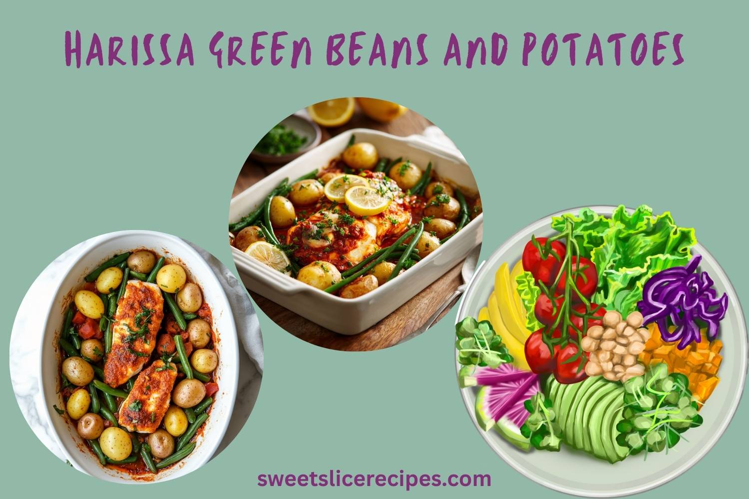 harissa green beans and potatoes