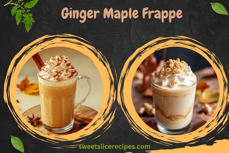 ginger maple frappe