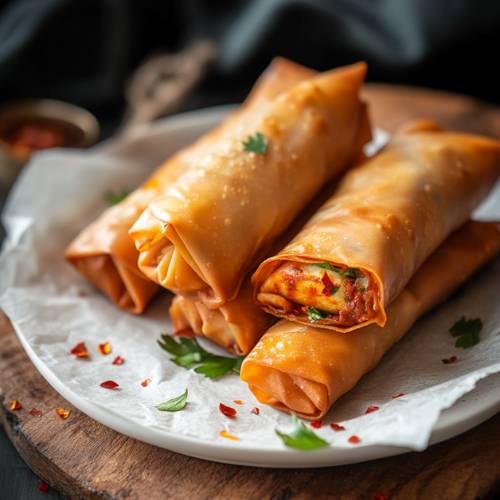Spicy Spring Rolls (Crispy, Flavorful & Easy Recipe) - Sweetslice Recipes