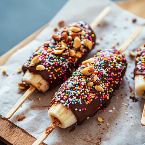 Frozen Banana Pops 