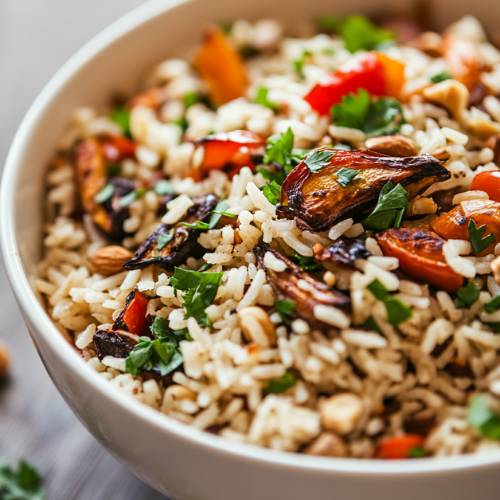 Mediterranean Potluck Rice One-Pan Mediterranean Rice: A Flavorful and Easy Dish - Sweetslice Recipes