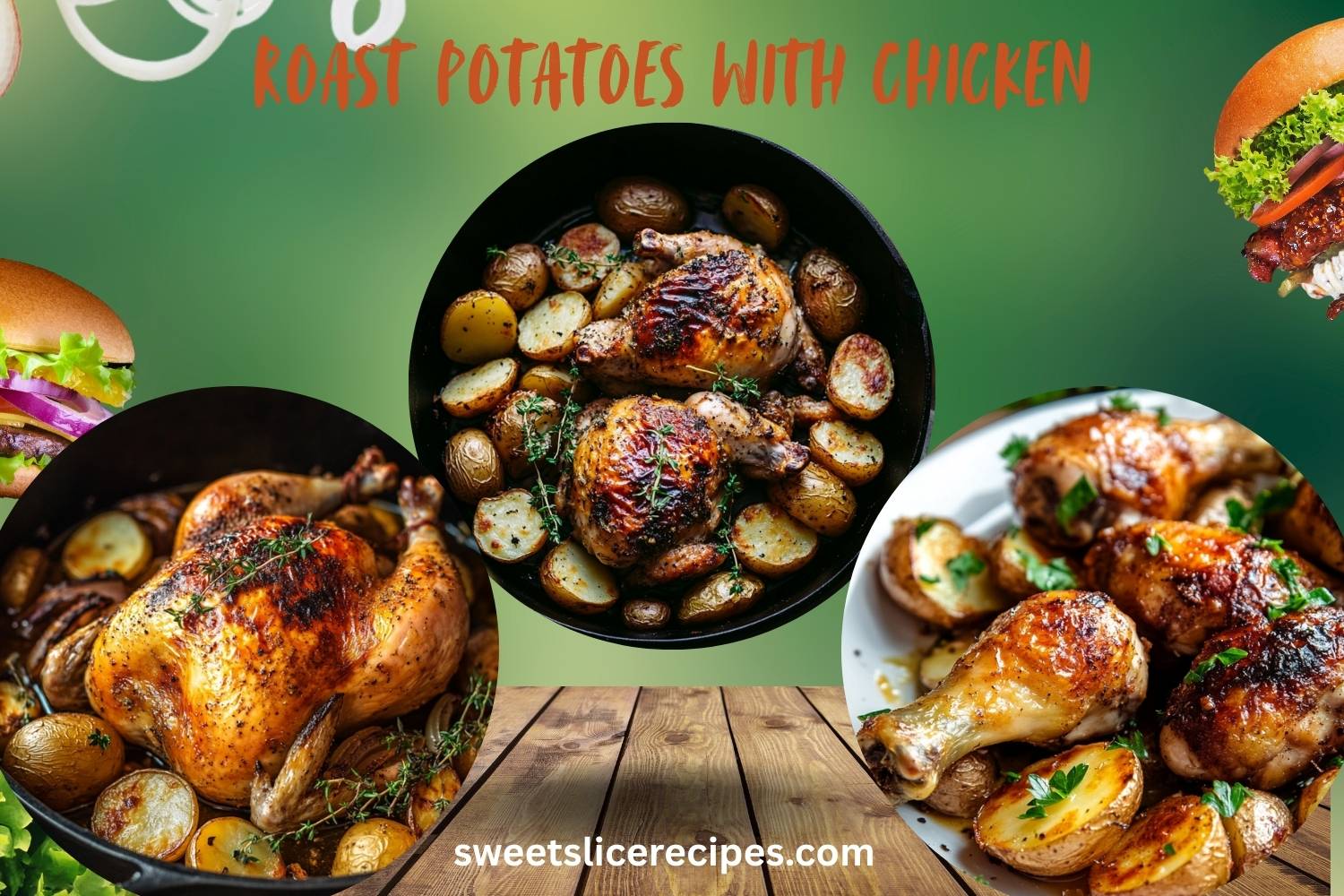 roast potatoes with chicken