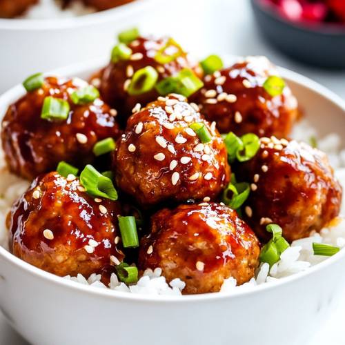 Sticky Ginger Chicken Meatballs: A Sweet and Spicy Weeknight Delight