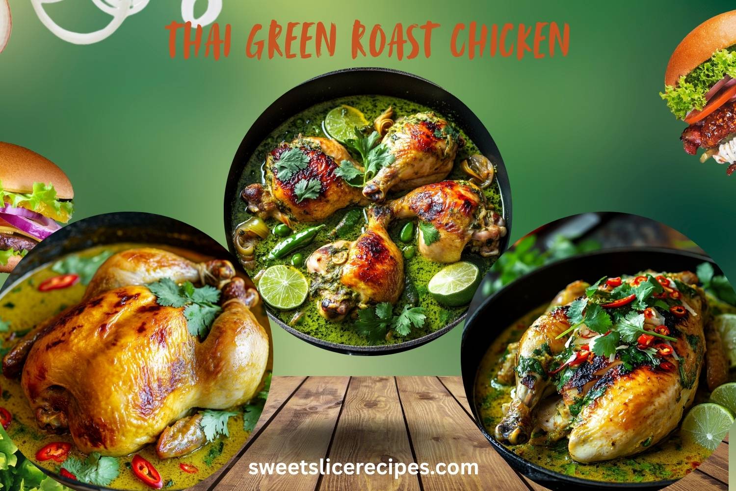 thai green roast chicken