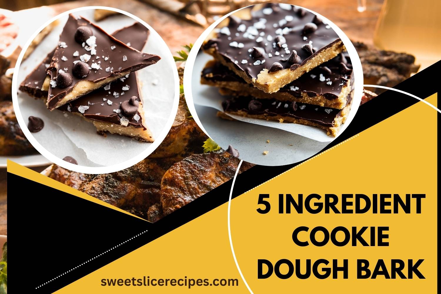 5 ingredient cookie dough bark