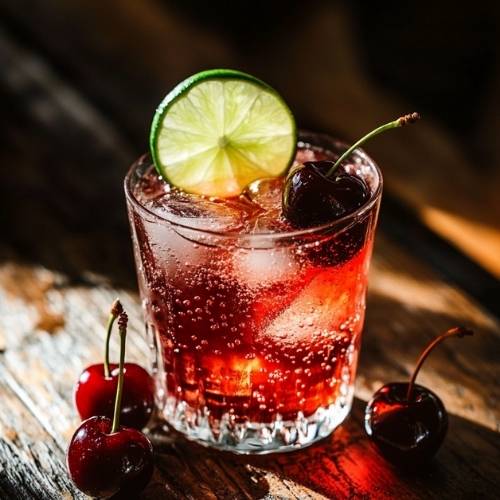 Ultra Hydrating Cherry Lime Spritzer: A Refreshing Mocktail for Any Time