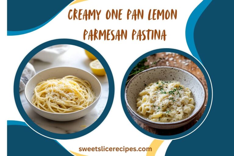 creamy one pan lemon parmesan pastina