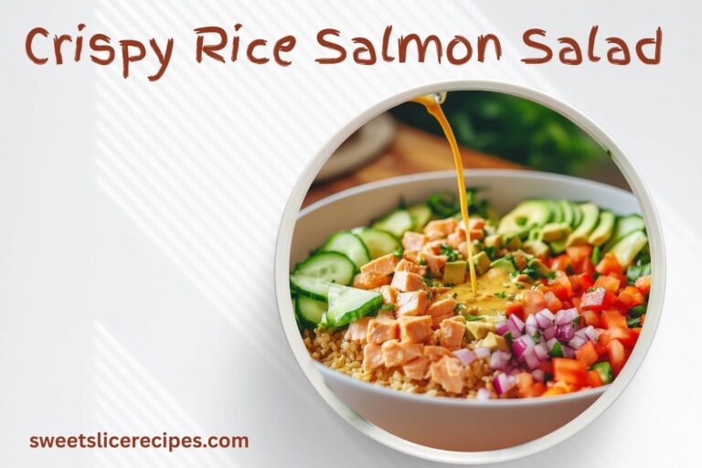 crispy rice salmon salad