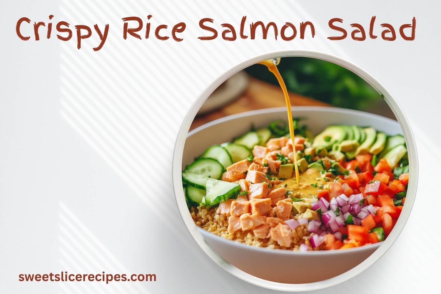 crispy rice salmon salad