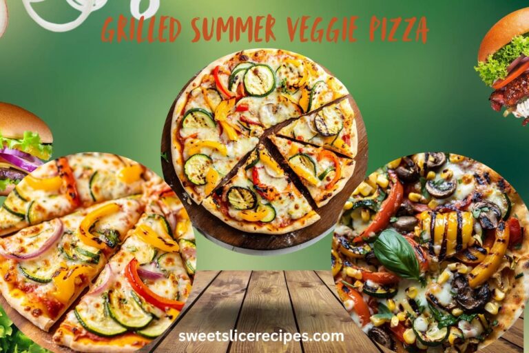 grilled summer veggie pizza