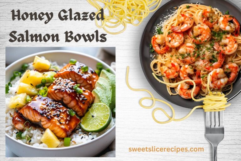 honey glazed salmon bowls