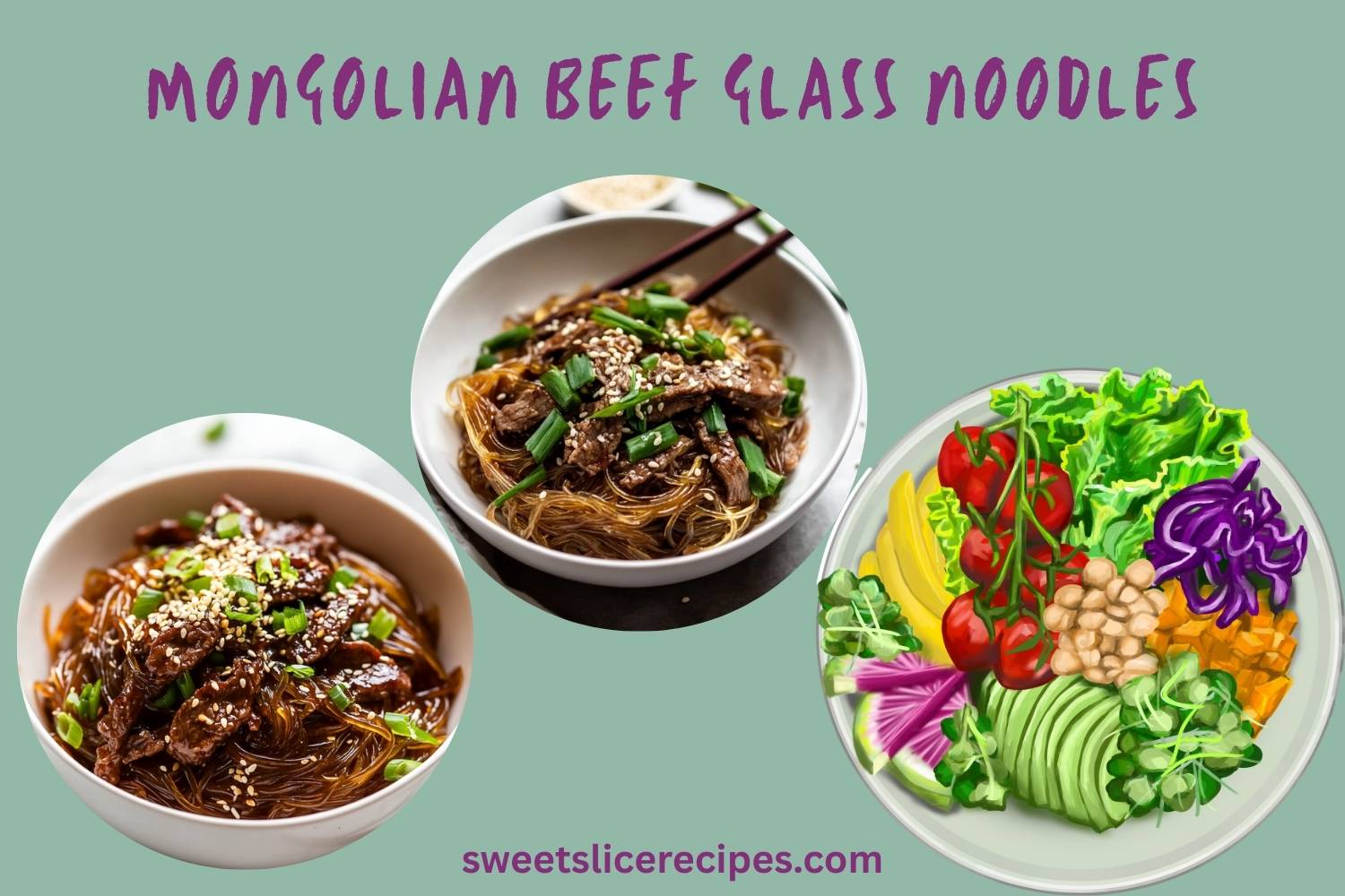 mongolian beef glass noodles