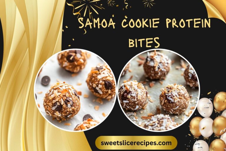 samoa cookie protein bites