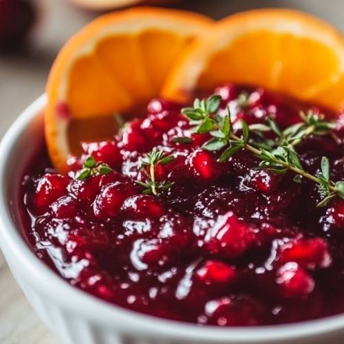 Bourbon Pomegranate Cranberry Sauce: A Holiday Twist
