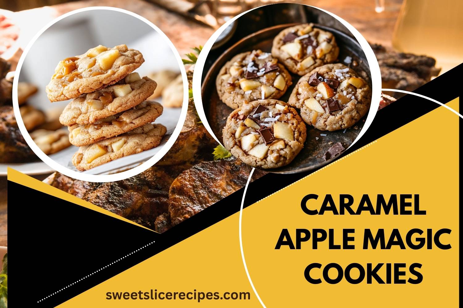 caramel apple magic cookies