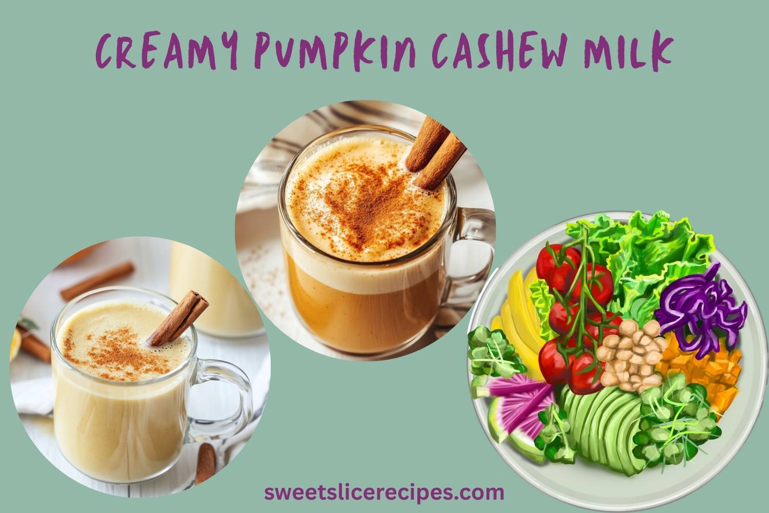 creamy pumpkin cashew milk