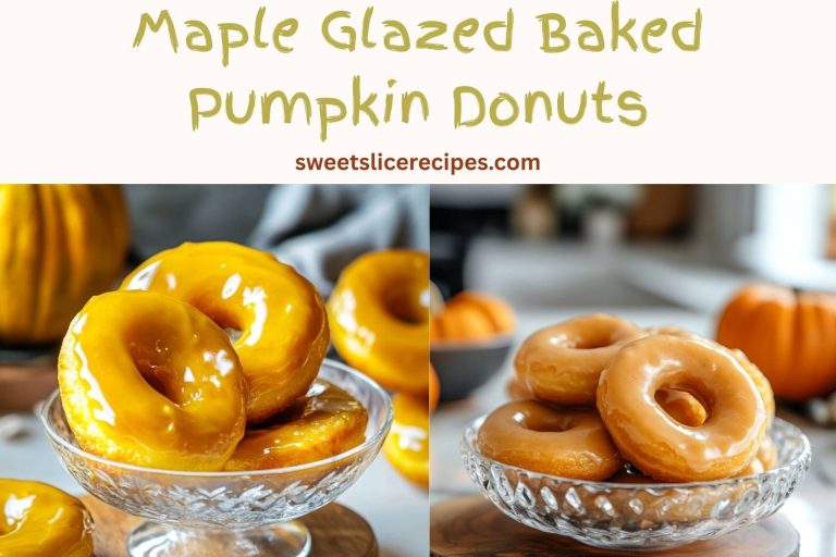 maple glazed baked pumpkin donuts