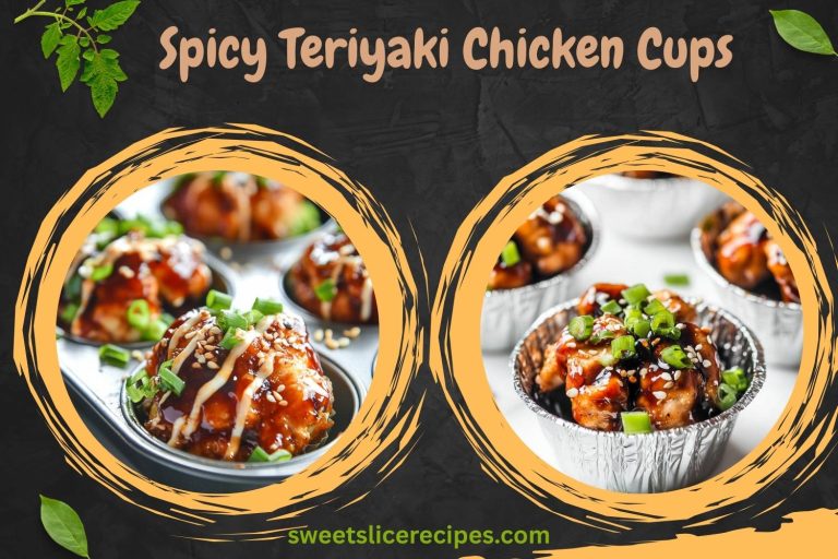 spicy teriyaki chicken cups