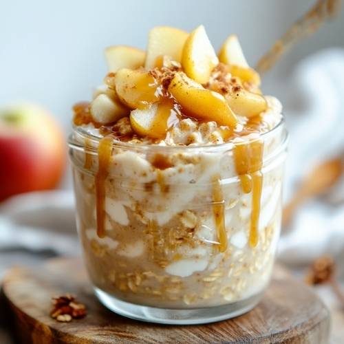 Warm Apple Pie Overnight Oats: A Delicious Breakfast Treat