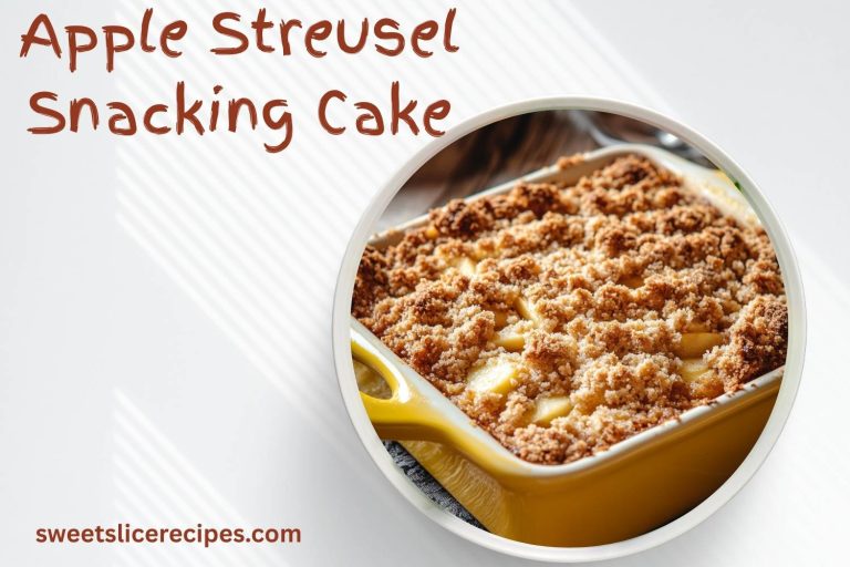 apple streusel snacking cake