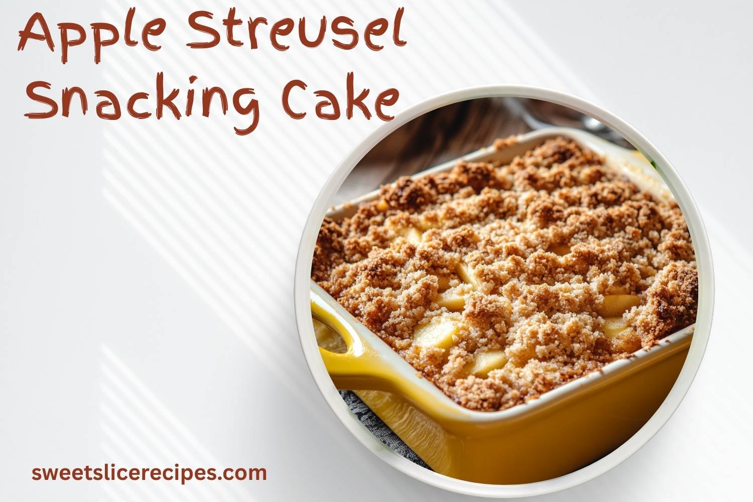apple streusel snacking cake