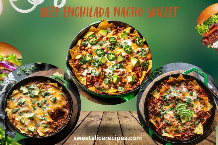 beef enchilada nacho skillet
