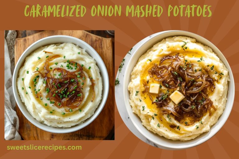caramelized onion mashed potatoes