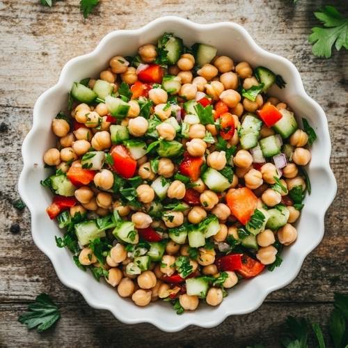 Crunchy Chickpea Chopped Salad