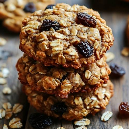 Easy Oatmeal Raisin Breakfast Cookies