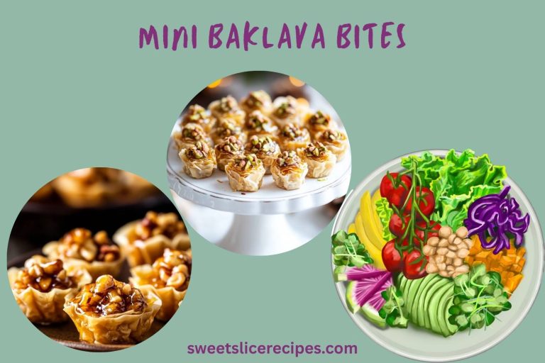 mini baklava bites