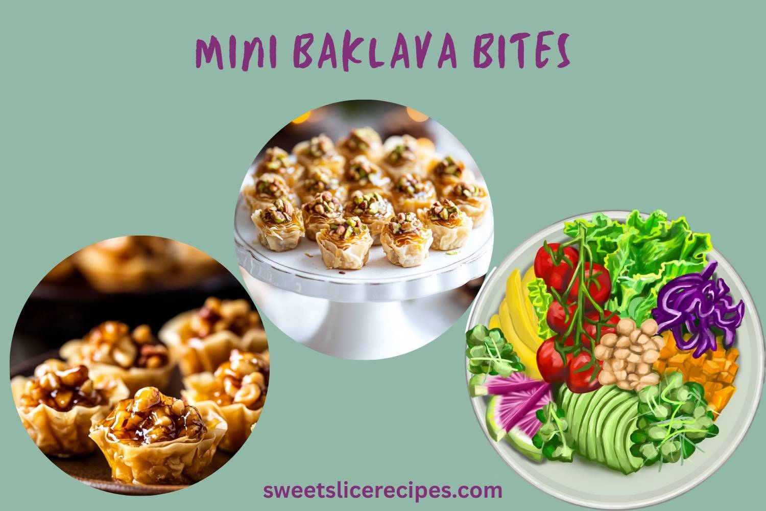 mini baklava bites