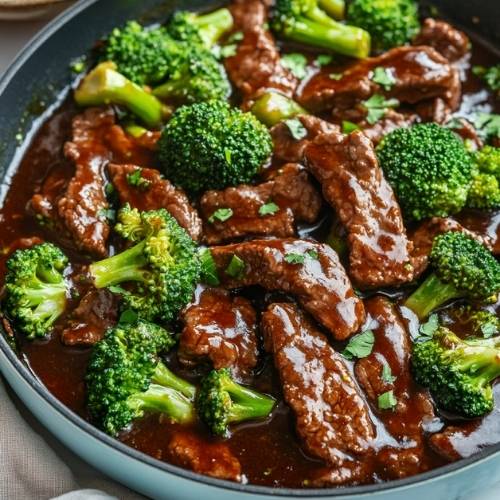 Saucy Beef and Broccoli