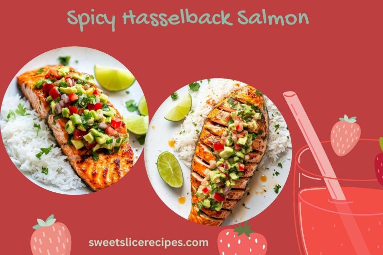 spicy hasselback salmon